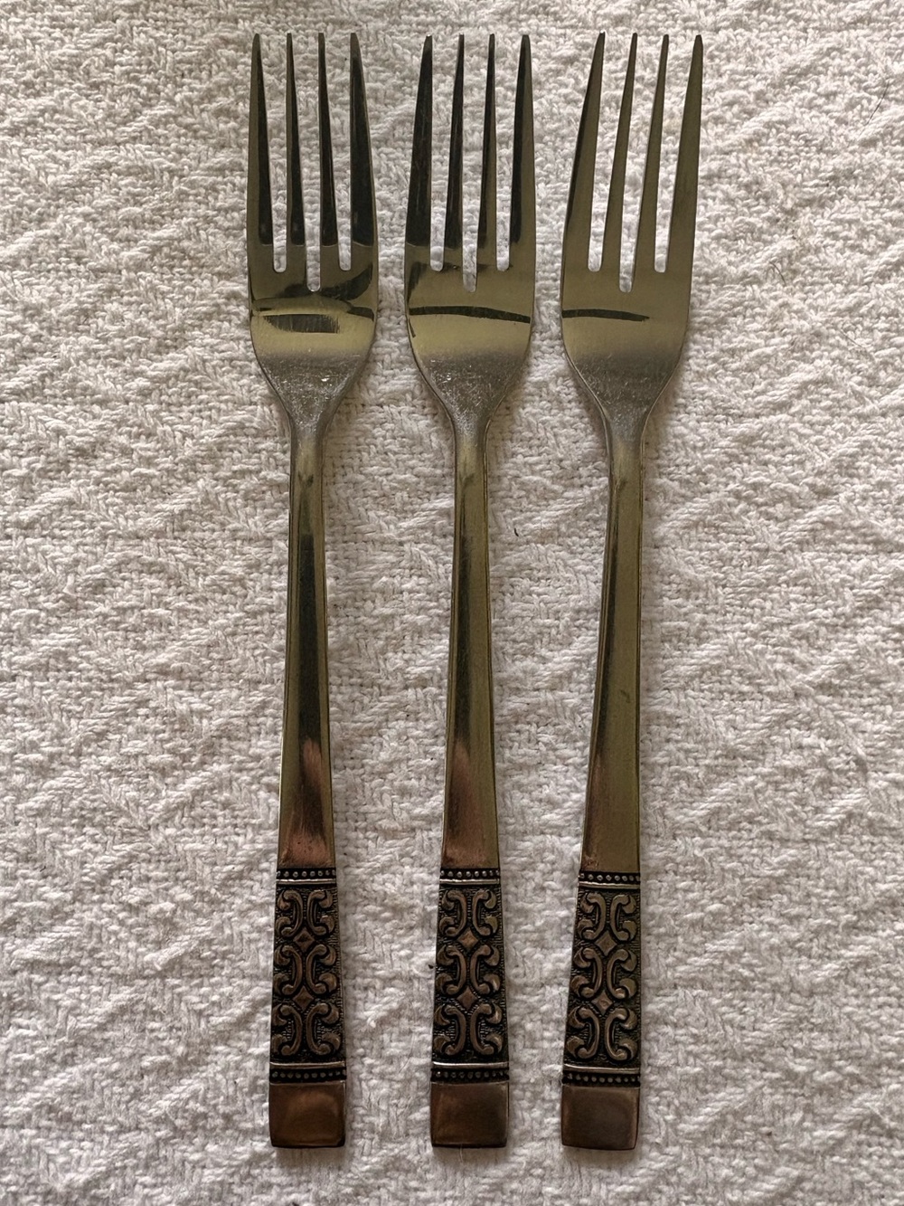 Stanley Roberts Stainless Casa Vista Dinner Forks - Set of 3 Flatware